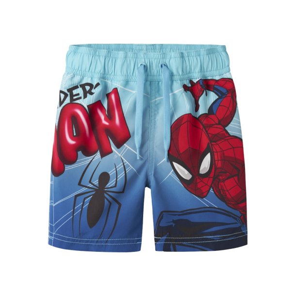 Name It Badeshorts Mini Malte Spiderman Long bluefish