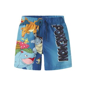Name It Badeshorts Kids Manuel Pokemon Swimshorts Atomic Blue