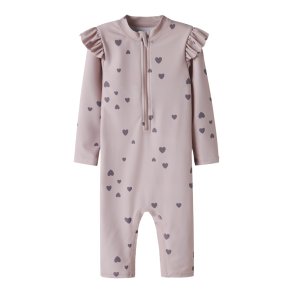 Name It Sv�mmedragt Zippa 3/4 UV Swimsuit Burnished Lilac