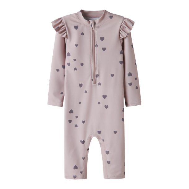 Name It Sv�mmedragt Zippa 3/4 UV Swimsuit Burnished Lilac