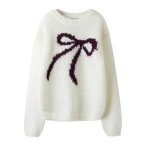 LMTD Sweatshirt Strik LS Bow Short White Alyssum