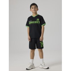 Name It Shorts Kids Mali Minecraft Poly Black