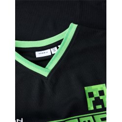 Name It T-shirt Kids SS Mali Minecraft Black