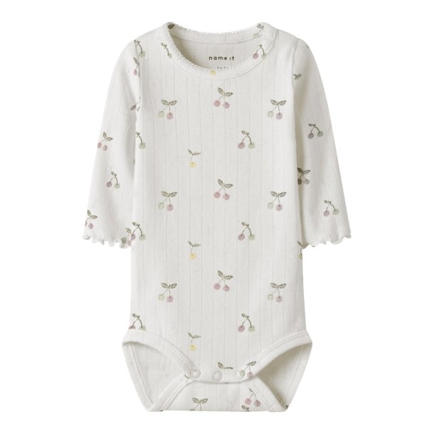 Name It Body LS Ficherry Cloud Dancer