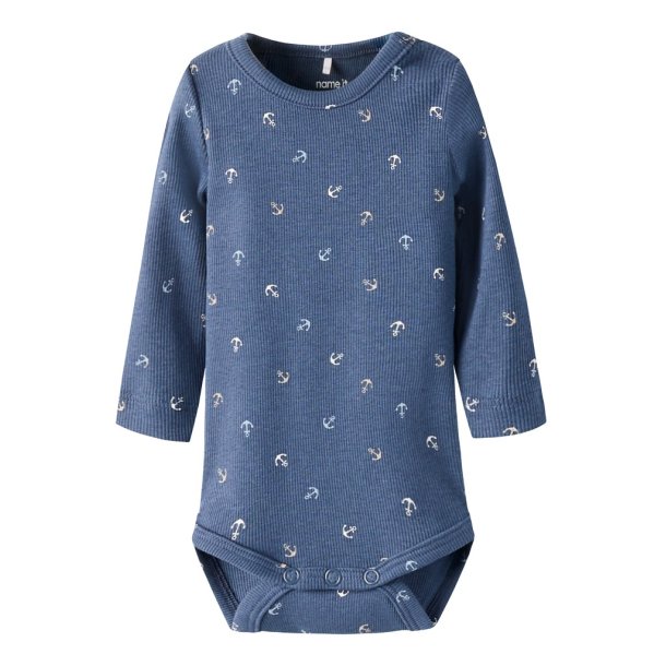 Name It Body LS Anchor Vintage Indigo