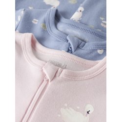 Name It Natdragt Baby 2-pak Zip Swan Endless Sky