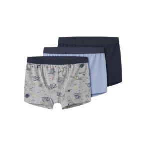 Name It Boxershorts Kids 3-pak Grey Space Grey Melange