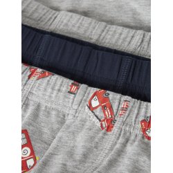 Name It Tights Mini 3-pak Firetruck Grey Melange