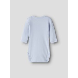 Name It Body 3-pak LS Firetruck Grey Melange