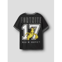 Name It T-shirt Kids SS Malisher Fortnite Black