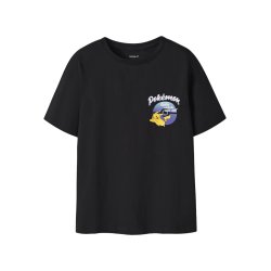 Name It T-shirt Kids SS Math Pokemon Balck