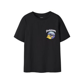 Name It T-shirt Kids SS Math Pokemon Balck
