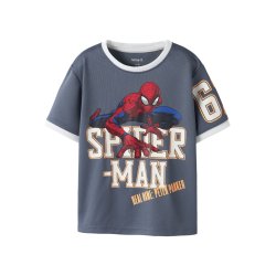 Name It T-shirt Mini SS Manri Spiderman Vintage Indigo