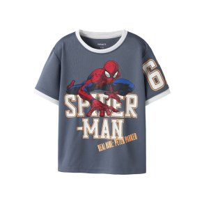 Name It T-shirt Mini SS Manri Spiderman Vintage Indigo