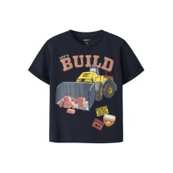 Name It T-shirt Mini SS Malik Tonka Navy Blazer