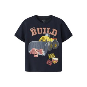Name It T-shirt Mini SS Malik Tonka Navy Blazer
