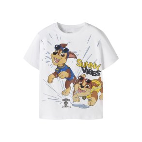 Name It T-shirt Mini SS Macas Paw Patrol Bright White