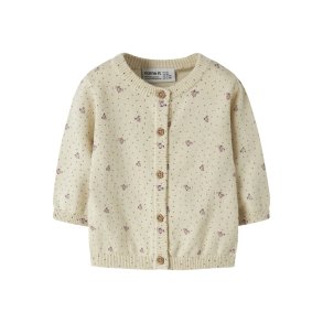 Name It Cardigan Baby LS Strik Hide Almond Milk