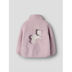 Name It Fleece Jakke Mini Mall Sherpa Keepsake Lilac