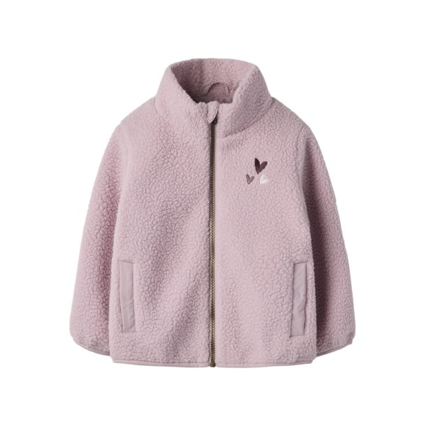 Name It Fleece Jakke Mini Mall Sherpa Keepsake Lilac