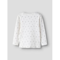 Name It Bluse Mini LS Cherry Slim Cloud Dancer