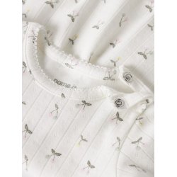 Name It Kjolebody Baby LS Cherry Cloud Dancer