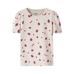 Name It T-shirt Mini SS Haline Peyote Melange
