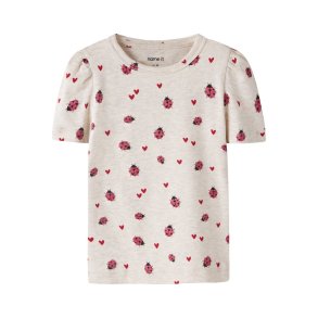 Name It T-shirt Mini SS Haline Peyote Melange