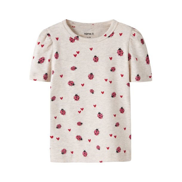Name It T-shirt Mini SS Haline Peyote Melange