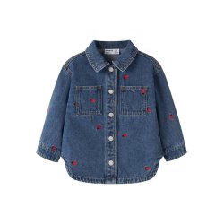 Name It Cowboyjakke Nina Ladybug Medium Blue Denim