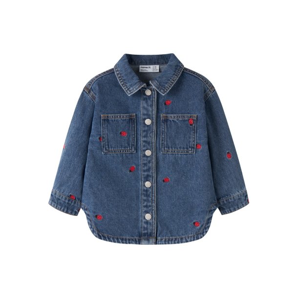 Name It Cowboyjakke Nina Ladybug Medium Blue Denim