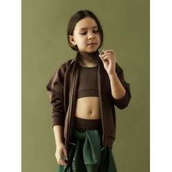 Name It Top Kids SL Diana Cropped Slim Chocolate Martini 