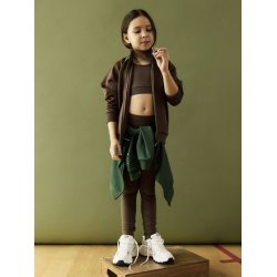 Name It Top Kids SL Diana Cropped Slim Chocolate Martini 