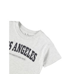 Name It T-shirt Litia Boxy Light Grey Melange