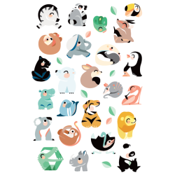 Petit Monkey Tatoveringer Vilde dyr