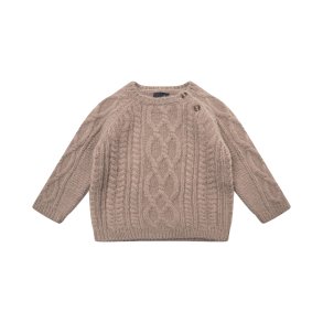 Petit by Sofie Schnoor Strikbluse Ohio Warm Grey