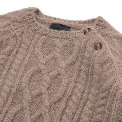 Petit by Sofie Schnoor Strikbluse Ohio Warm Grey