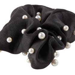 Petit by Sofie Schnoor H�relastik sort m. Perler 