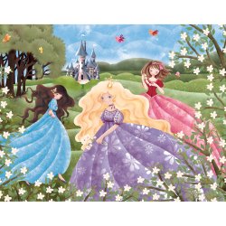 Mudpuppy Puslespil Prinsesser 63 brikker