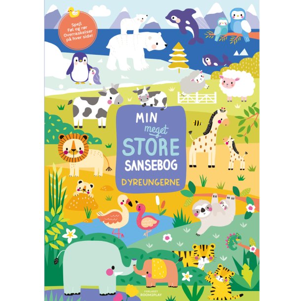 Room2Play Min meget store sansebog - Dyreungerne