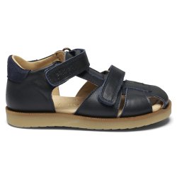 Pom Pom Sandaler Rub Two Velcro Closed