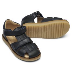 Pom Pom Sandaler Rub Two Velcro Closed