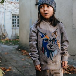 Soft Gallery H�ttetr�je Bowie Hoodie Iwol Brushed Nickel