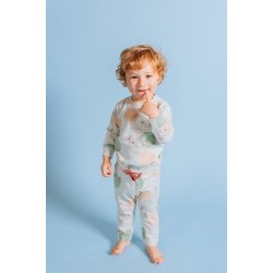 Soft Gallery Sweatshirt Buzz Puffer AOP Pale Aqua