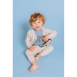 Soft Gallery Sweat Cardigan Jasper Beige