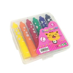 Silky Crayon oliefarver 6 stk. Soft