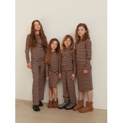 Sofie Schnoor Girls Kjole Rib Warm Brown