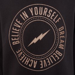 Sofie Schnoor Girls Sweatshirt Simona Black