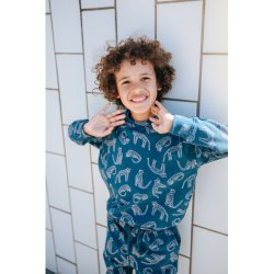 Soft Gallery Sweatshirt Baptiste Majolica Blue, AOP Loeline