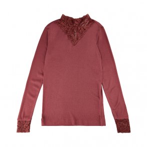 The New Bluse Olace med blonder Apple Butter